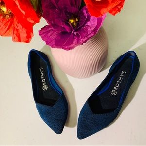 RARE! Rothy’s 10.5 Deep Teal Python Points!